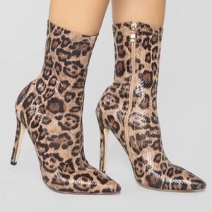 Leopard Print Boots